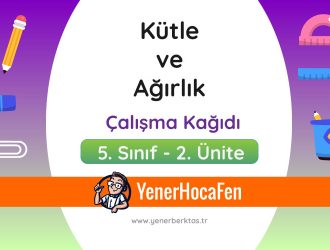 Kütle ve Ağırlık