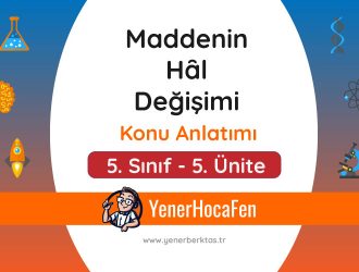 Maddenin Hal Değişimi Konu Anlatım Sunumu