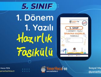 Fen Bilimleri - Yener Hoca FEN - 1D1Y - 5. Sınıf Fasikül